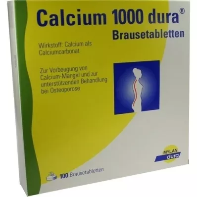 CALCIUM 1000 dura kihisevat tabletti, 100 tk