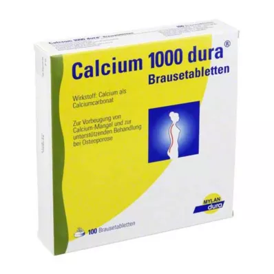 CALCIUM 1000 dura kihisevat tabletti, 100 tk
