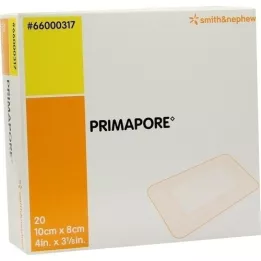 PRIMAPORE 8x10 cm haavaside steriilne, 20 tk