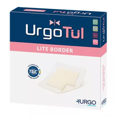 Urgotül Lite Border 8x8 cm side, 10 tk
