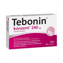 TEBONIN kontsent 240 mg õhukese polümeerikattega tabletid, 30 tk