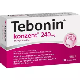 TEBONIN kontsent 240 mg õhukese polümeerikattega tabletid, 60 tk