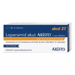 LOPERAMID ägedad Aristo 2 mg tabletid, 10 tk