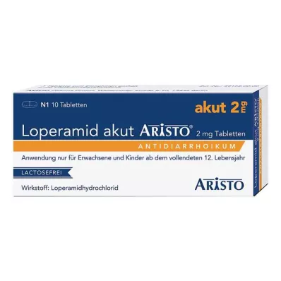 Loperamide acute Aristo® 2 mg tabletid, 10 tk