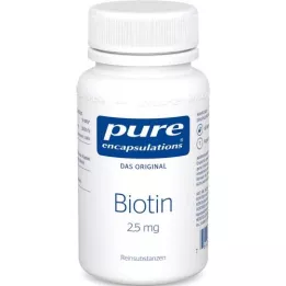 PURE ENCAPSULATIONS Biotiin 2,5 mg kapslid, 60 kapslit