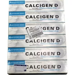 CALCIGEN D 600 mg/400 I.E. kihisevad tabletid, 120 tk