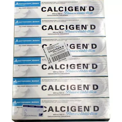 CALCIGEN D 600 mg/400 I.E. kihisevad tabletid, 120 tk