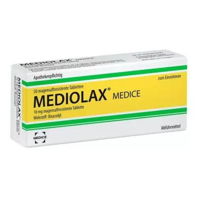 Mediolax® Medice gastroresistentsed tabletid, 50 tk