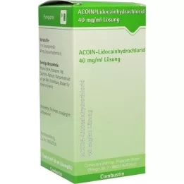 ACOIN-Lidokaiinvesinikkloriidi 40 mg/ml lahus, 50 ml