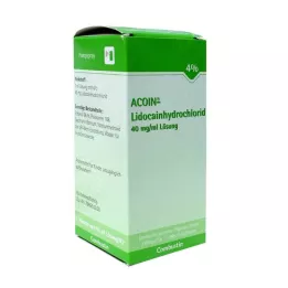 ACOIN-Lidokaiinvesinikkloriidi 40 mg/ml lahus, 50 ml