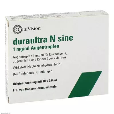 DURAULTRA N sine silmatilgad, 10X0,6 ml