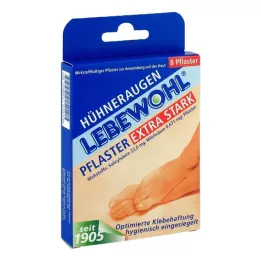 LEBEWOHL maisikips ekstra tugev, 8 tk