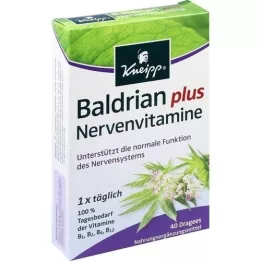 KNEIPP Valerian pluss närvivitamiinid kaetud tabletid, 40 tk