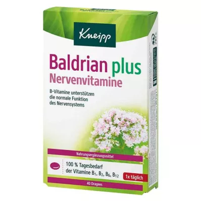 Kneipp Palderjan pluss närvivitamiinid dražeed, 40 tk