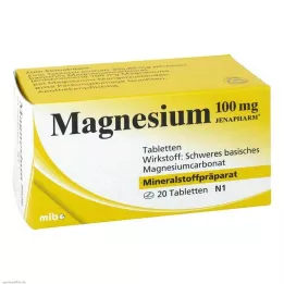 MAGNESIUM 100 mg Jenapharm tabletid, 20 tk