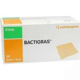 BACTIGRAS antiseptiline parafiinimass 5x5 cm, 50 tk