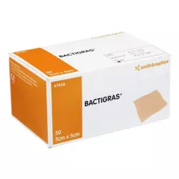 BACTIGRAS antiseptiline parafiinimass 5x5 cm, 50 tk