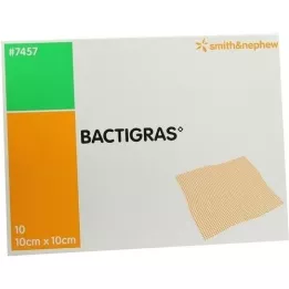 BACTIGRAS antiseptiline parafiinimass 10x10 cm, 10 tk