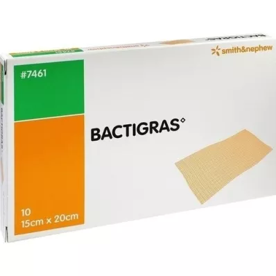 BACTIGRAS antiseptiline parafiinimass 15x20 cm, 10 tk