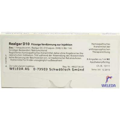 Realgar D 10 ampullid, 8X1 ml