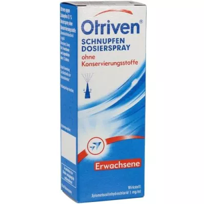 OTRIVEN 0,1% annustamissprei ilma säilitusaineteta, 10 ml