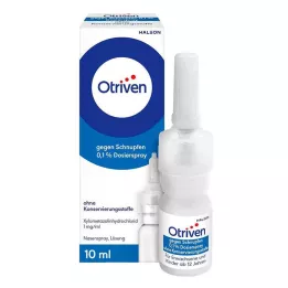 OTRIVEN 0,1% annustamissprei ilma säilitusaineteta, 10 ml