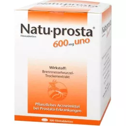 NATUPROSTA 600 mg uno õhukese polümeerikattega tabletid, 100 tk
