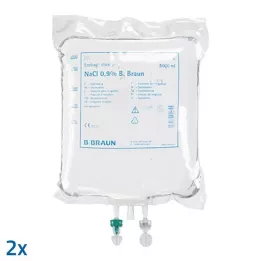 KOCHSALZLÖSUNG 0,9% B.Braun Ecob.Click loputuslahus, 2X5000 ml