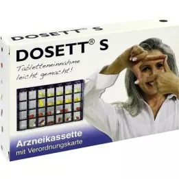 DOSETT S Meditsiinikassett sinine, 1 tk