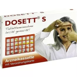 DOSETT S Meditsiinikassett punane, 1 tk