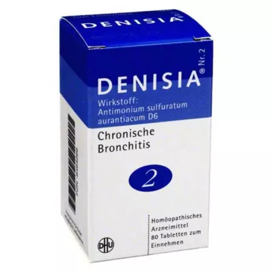 DENISIA 2 kroonilise bronhiidi tabletti, 80 tk