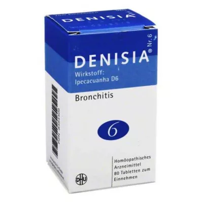 DHU Denisia 6 hingamisteede haiguste tabletti, 80 tk