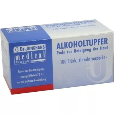 ALKOHOLTUPFER 3x6 cm steriilne, 100 tk