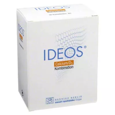 IDEOS 500 mg/400 I.U. närimistabletid, 90 tk