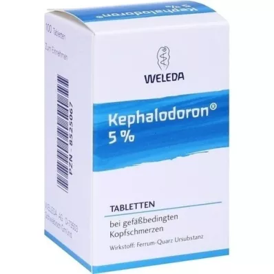 KEPHALODORON 5% tabletid, 100 tk