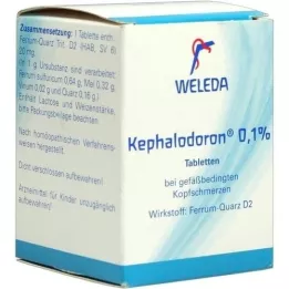 KEPHALODORON 0,1% tabletid, 250 tk