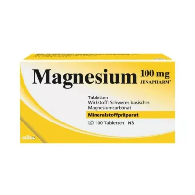 Magneesium 100 mg Jenapharm tabletid, 50 tk
