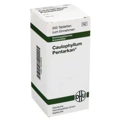 DHU Caulophyllum Pentarkan tabletid, 200 tk