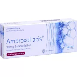 AMBROXOL acis 30 mg joodavad tabletid, 20 tk