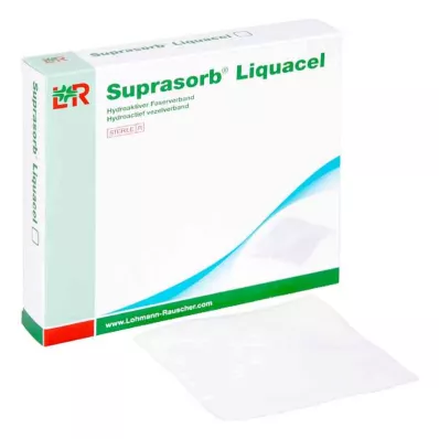 SUPRASORB Liquacel hydroakt.Faserverb.15x15 cm, 4 tk