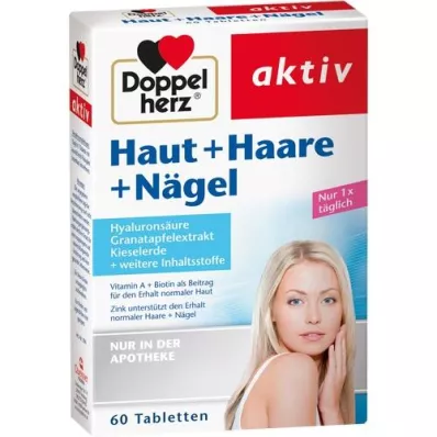 DOPPELHERZ Skin+Hair+Nails tabletid, 60 tk