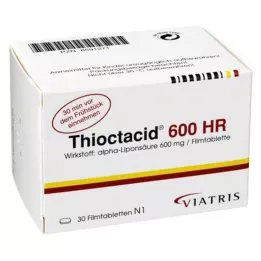 THIOCTACID 600 HR õhukese polümeerikattega tabletid, 30 tk