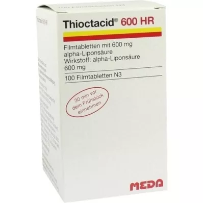 THIOCTACID 600 HR Õhukese polümeerikattega tabletid, 100 tk