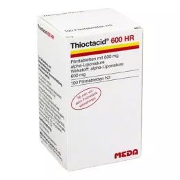 THIOCTACID 600 HR Õhukese polümeerikattega tabletid, 100 tk