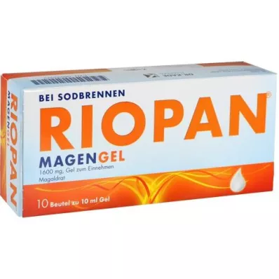 RIOPAN kõhugeelipakend, 10X10 ml