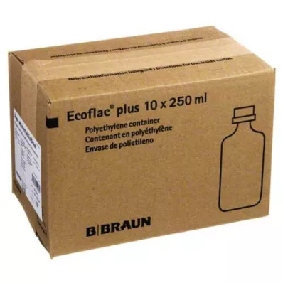 Aqua AD Injectabilia Ecoflac Plus infusioonilahus, 10X250 ml Aqua AD Injectabilia Ecoflac Plus infusioonilahus, 10X250 ml