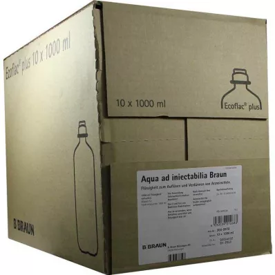 Aqua AD Injectabilia Ecoflac Plus infusioonilahus, 10X1000 ml Aqua AD Injectabilia Ecoflac Plus infusioonilahus, 10X1000 ml