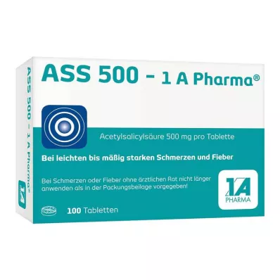 ASS 500 1A Pharma tabletti, 100 tk