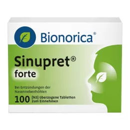 SINUPRET forte kaetud tabletid, 100 tk