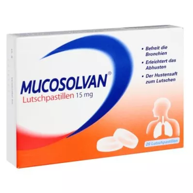 MUCOSOLVAN pastillid 15 mg, 20 tk